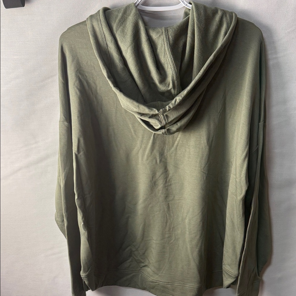 Max & Mia Olive Green Wide-Leg Lounge Pants - Picture 5 of 8